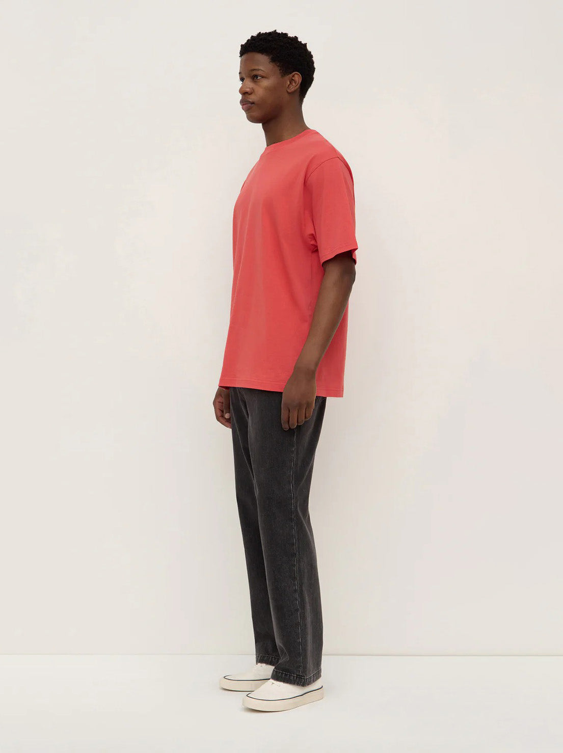 Assembly - Knox Organic Oversized Tee - Washed Chilli