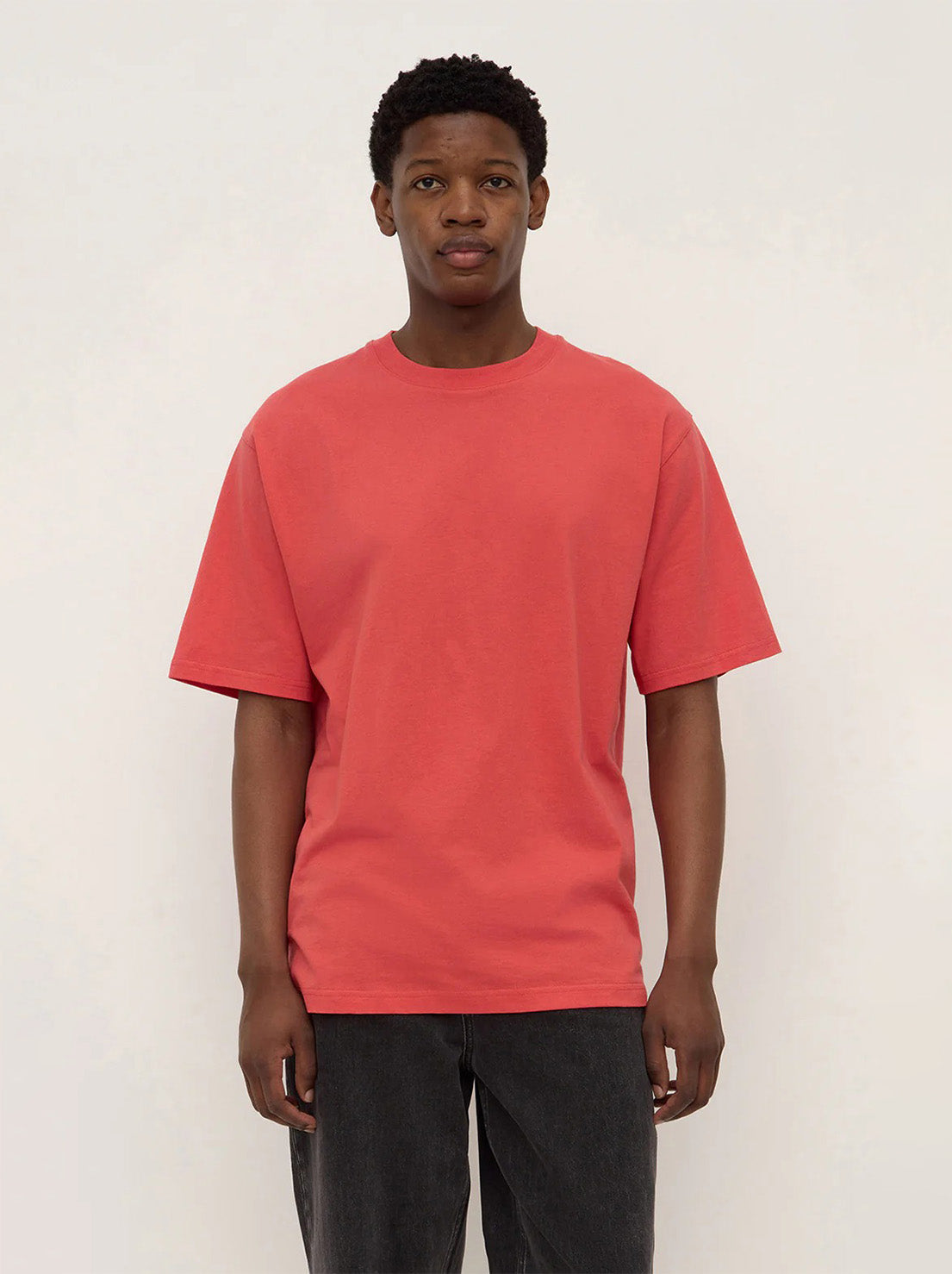 Assembly - Knox Organic Oversized Tee - Washed Chilli