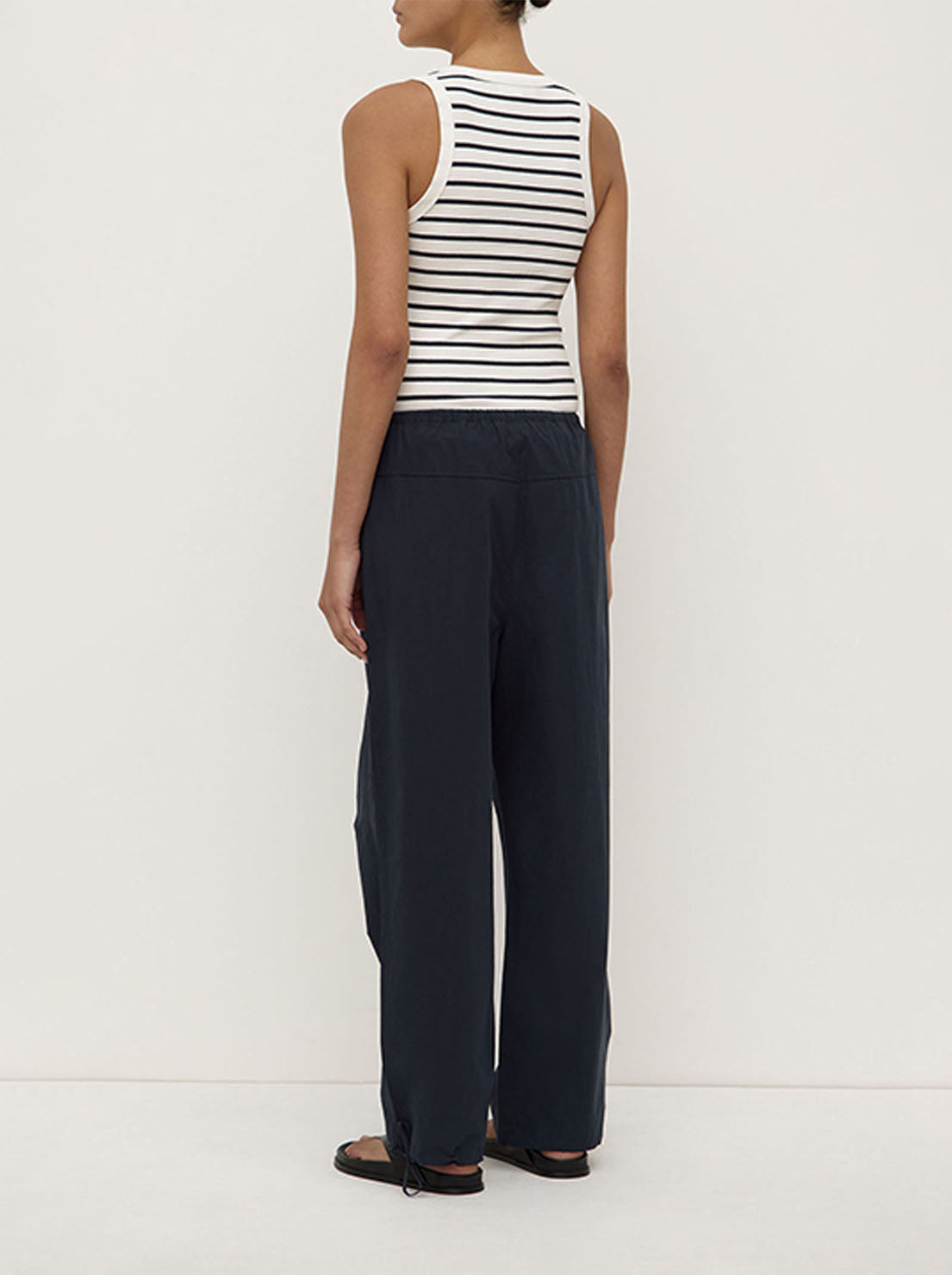 Assembly - Leony Stripe Tank - True Navy / Antique White