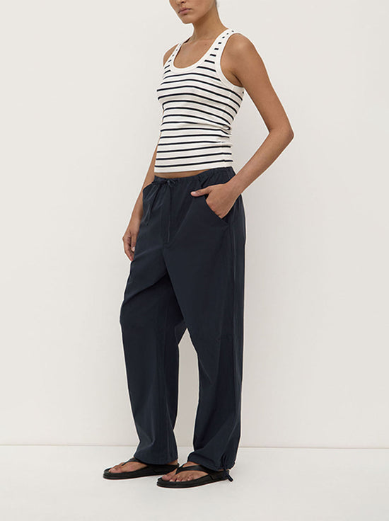 Assembly - Leony Stripe Tank - True Navy / Antique White