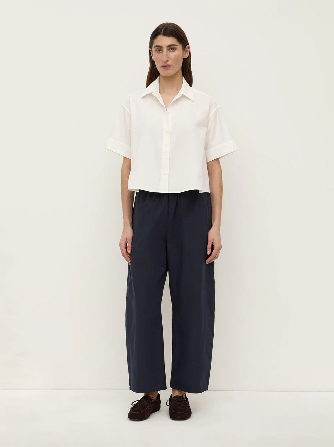 Assembly - Lima Cropped Shirt - White