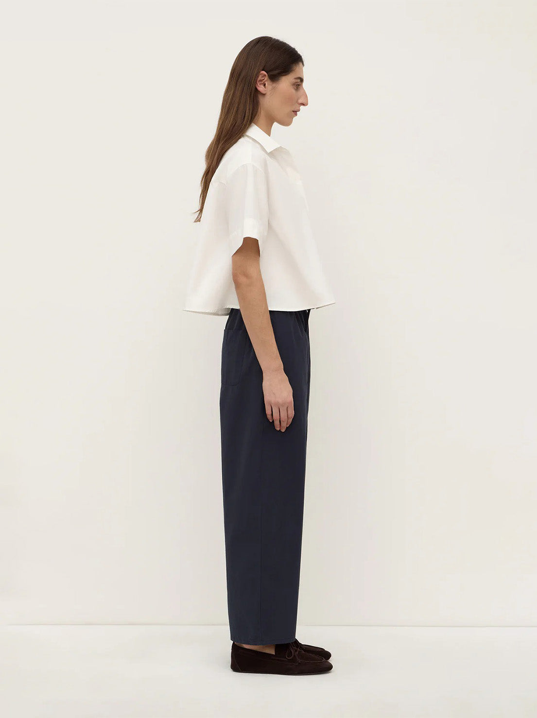 Assembly - Lima Cropped Shirt - White