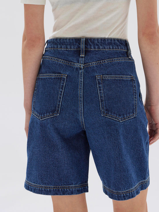 Assembly - Longline Denim Short - Heritage Blue