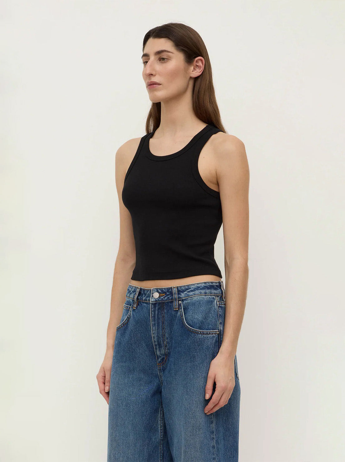 Assembly - Lulu Cropped Tank - Black