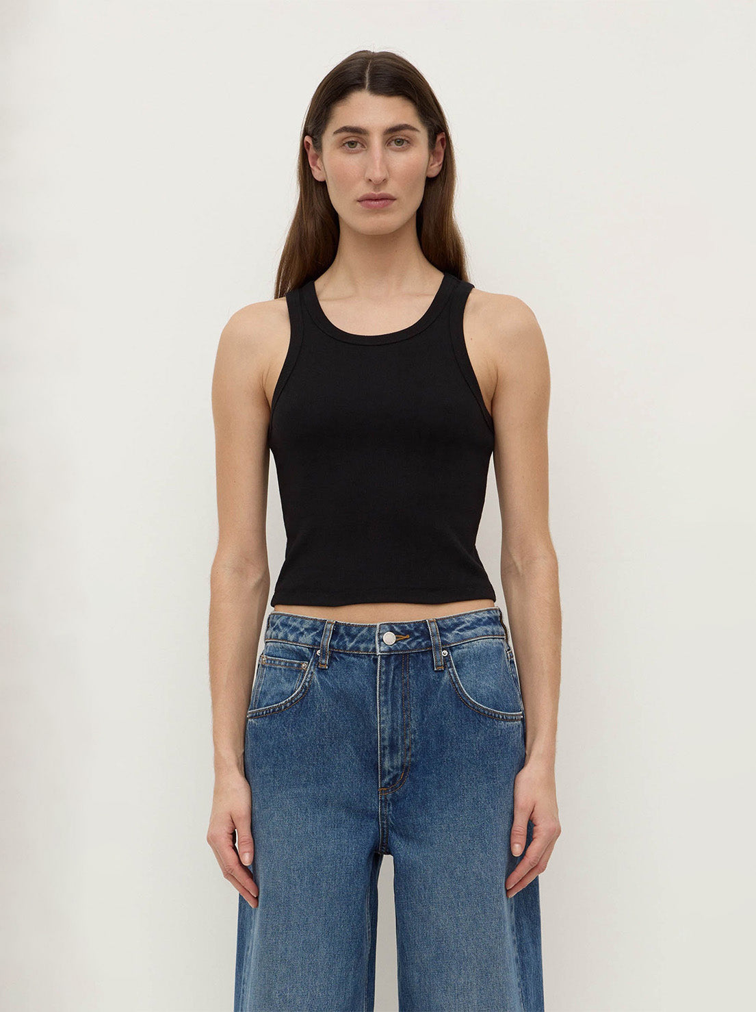 Assembly - Lulu Cropped Tank - Black