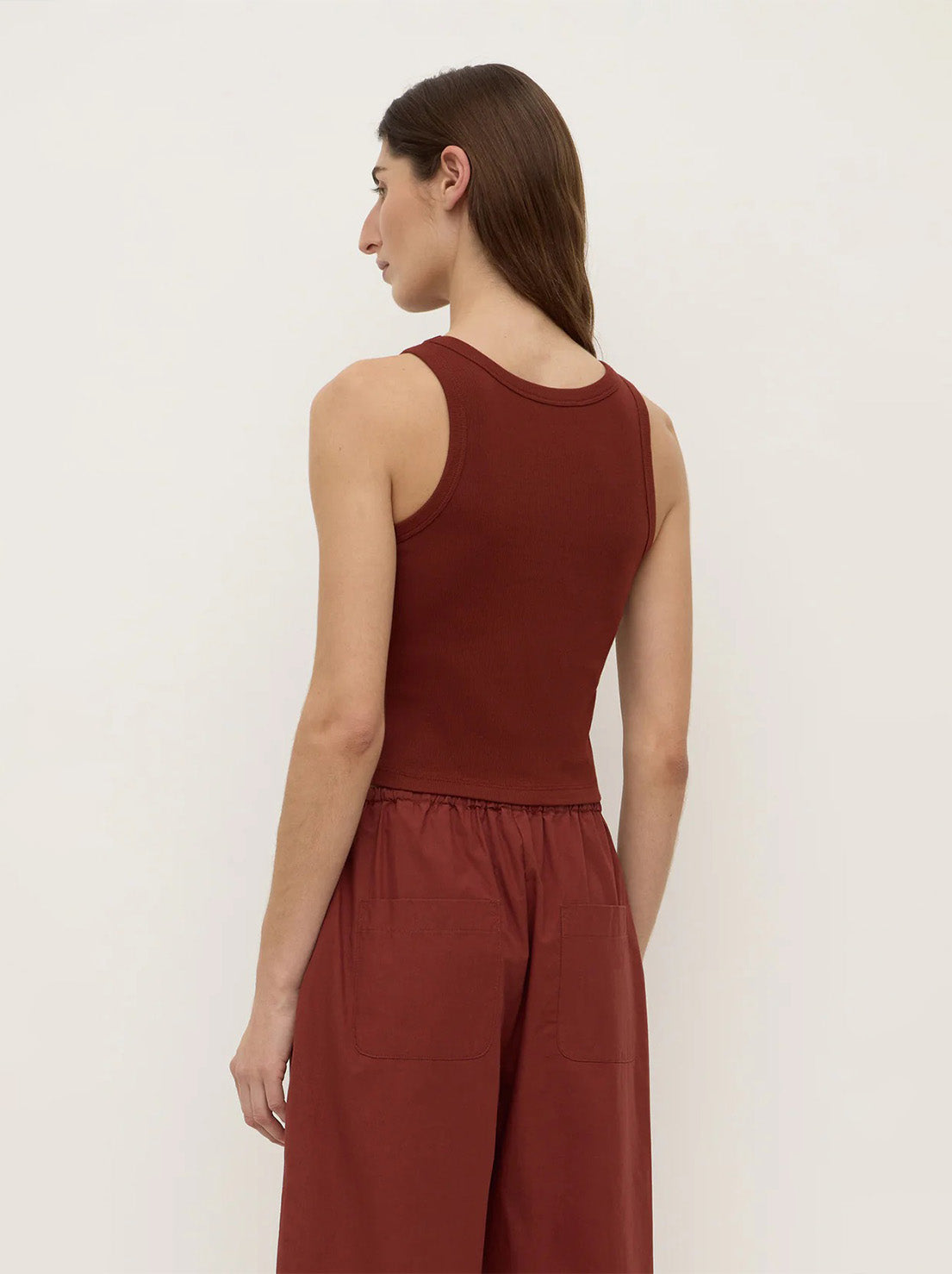 Assembly - Lulu Cropped Tank - Russet