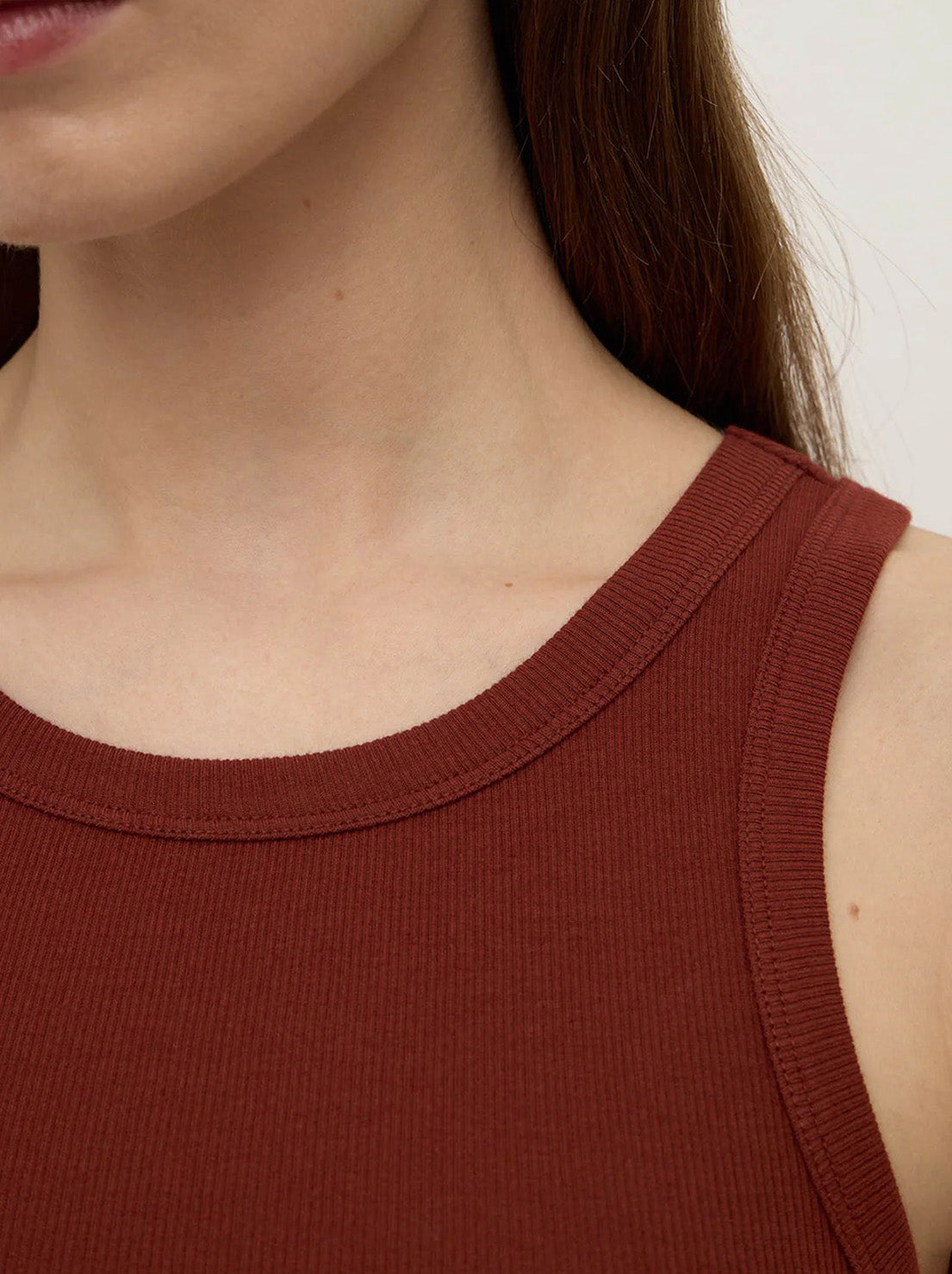 Assembly - Lulu Cropped Tank - Russet