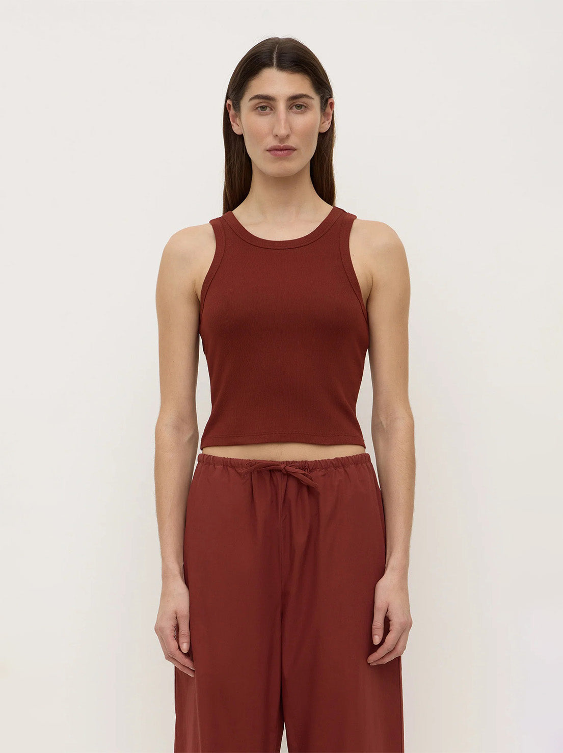 Assembly - Lulu Cropped Tank - Russet