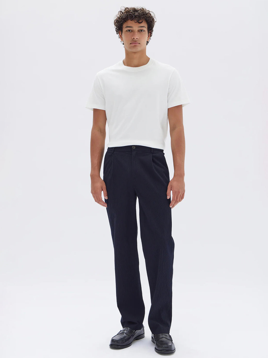 Assembly - Men's Cameron Seersucker Pant - Black