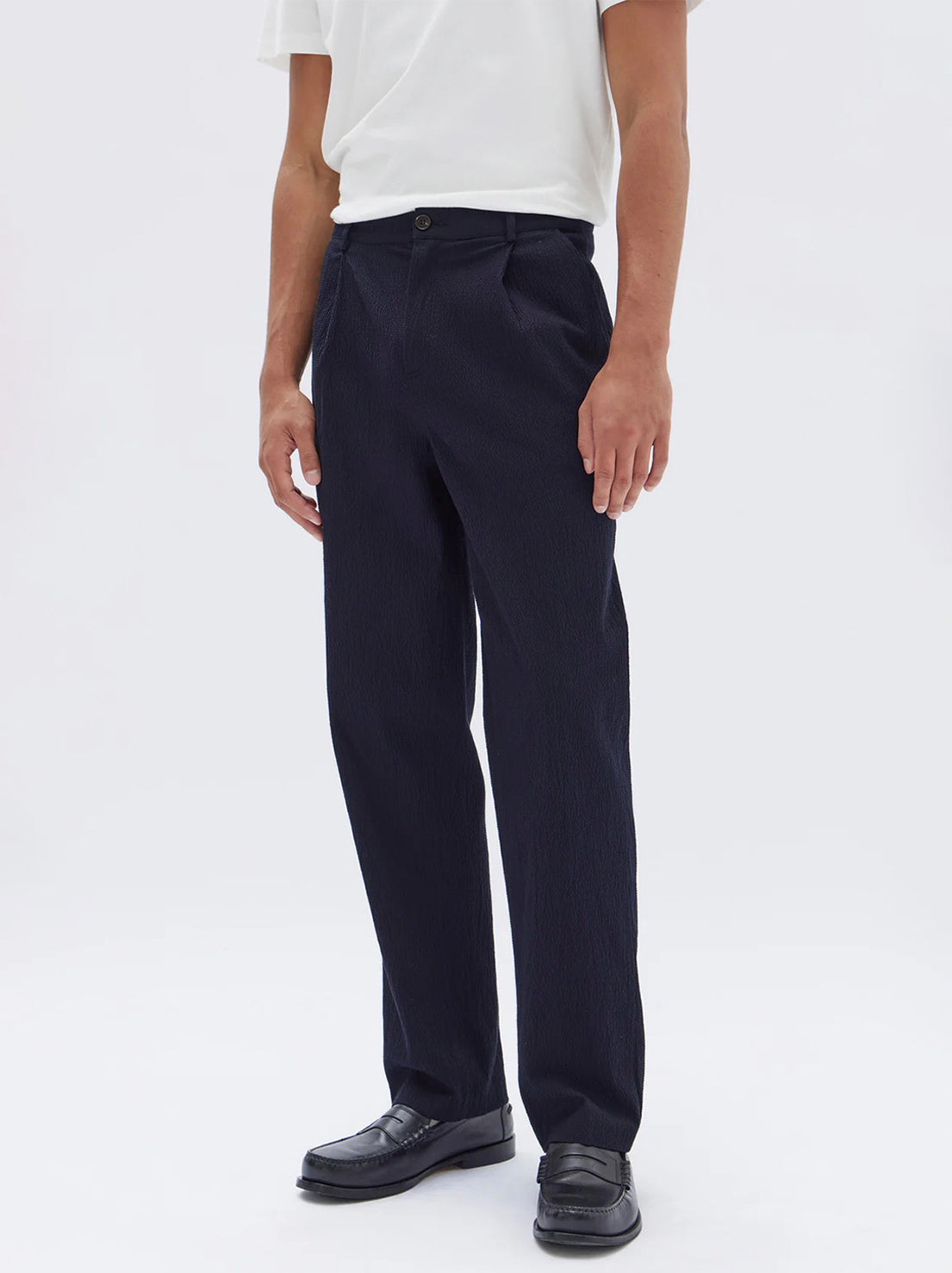 Assembly - Men's Cameron Seersucker Pant - Black