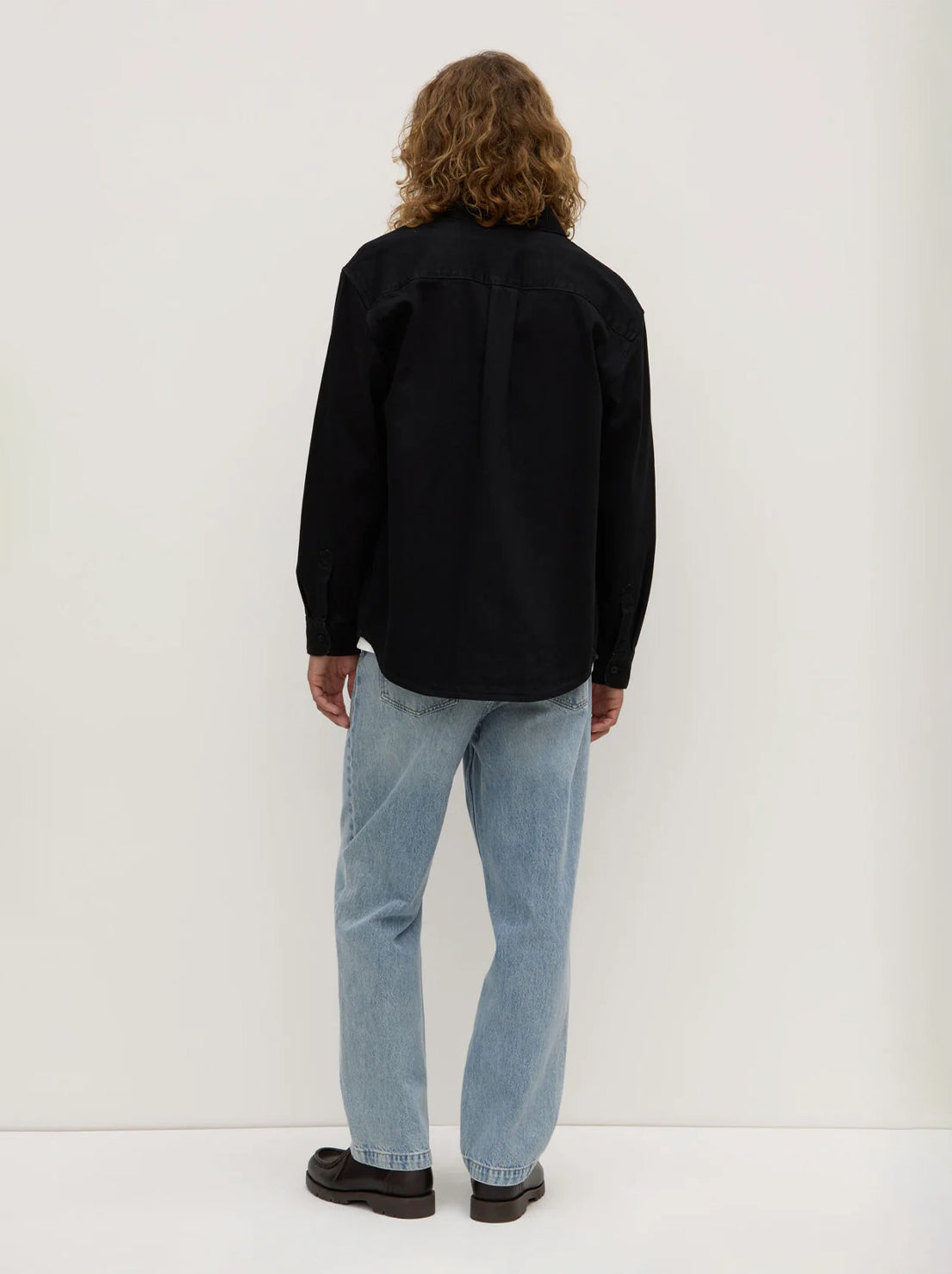 Assembly - Men's Denim Overshirt - Black