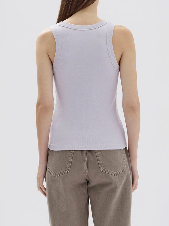 Assembly - Miana Organic Rib Tank - Jacaranda