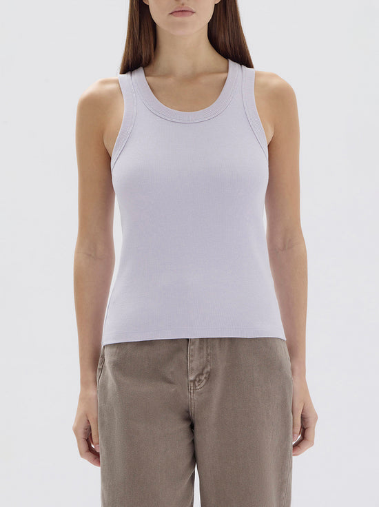 Assembly - Miana Organic Rib Tank - Jacaranda