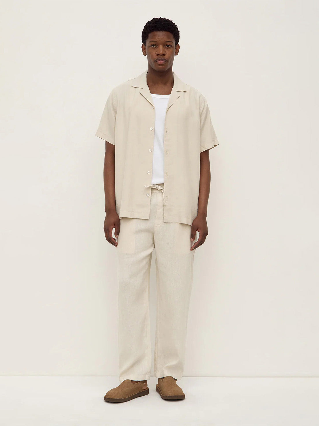 Assembly - Miller Short Sleeve Shirt - Limestone