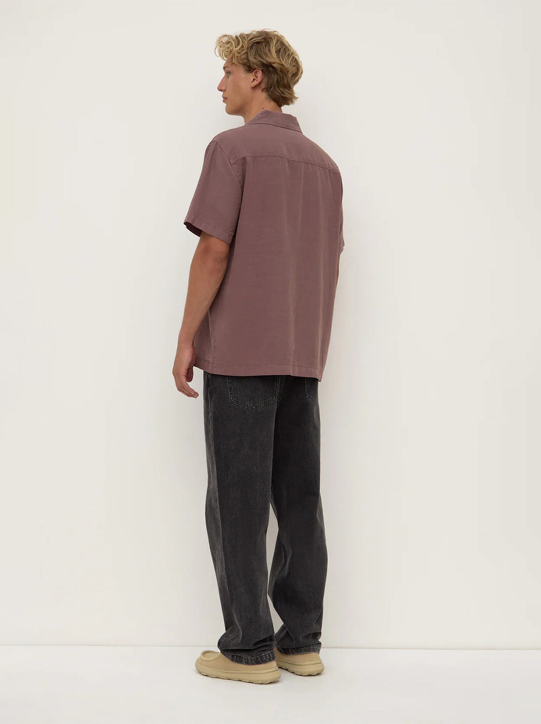 Assembly - Miller Short Sleeve Shirt - Plum