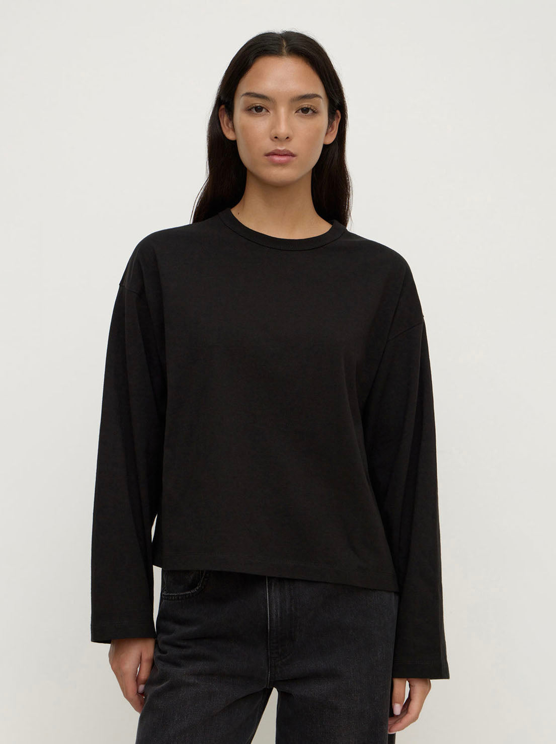 Assembly Label - Nikita Wide Sleeve Tee - Black
