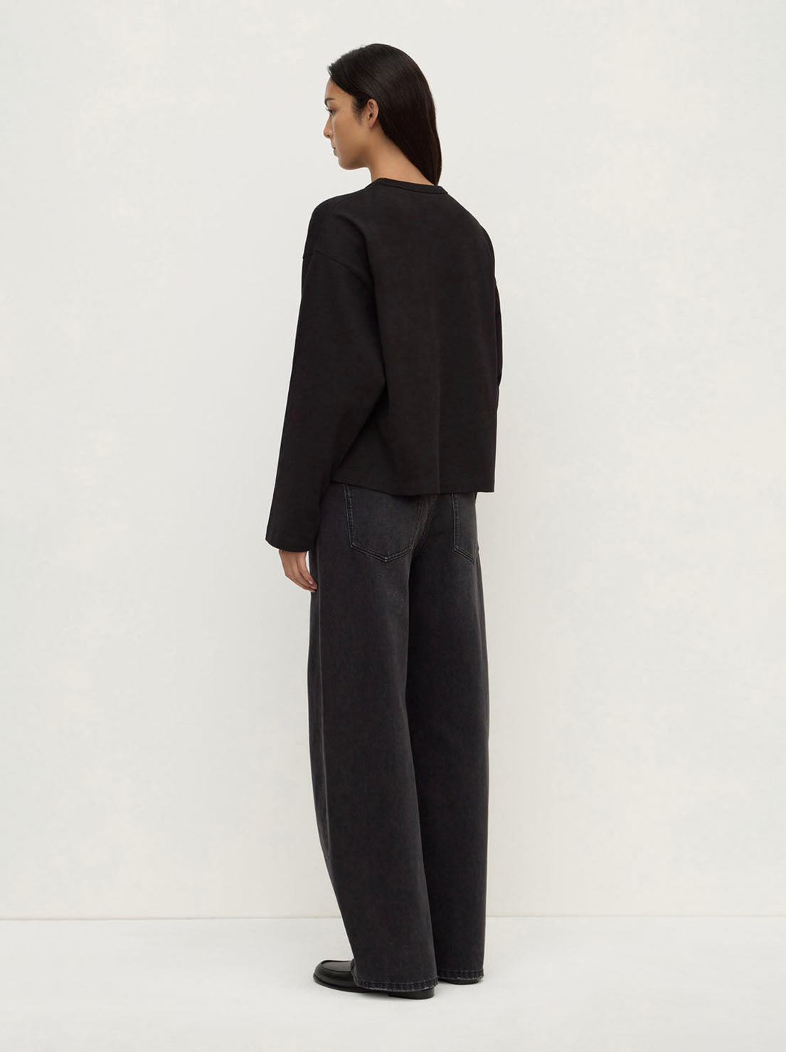 Assembly Label - Nikita Wide Sleeve Tee - Black