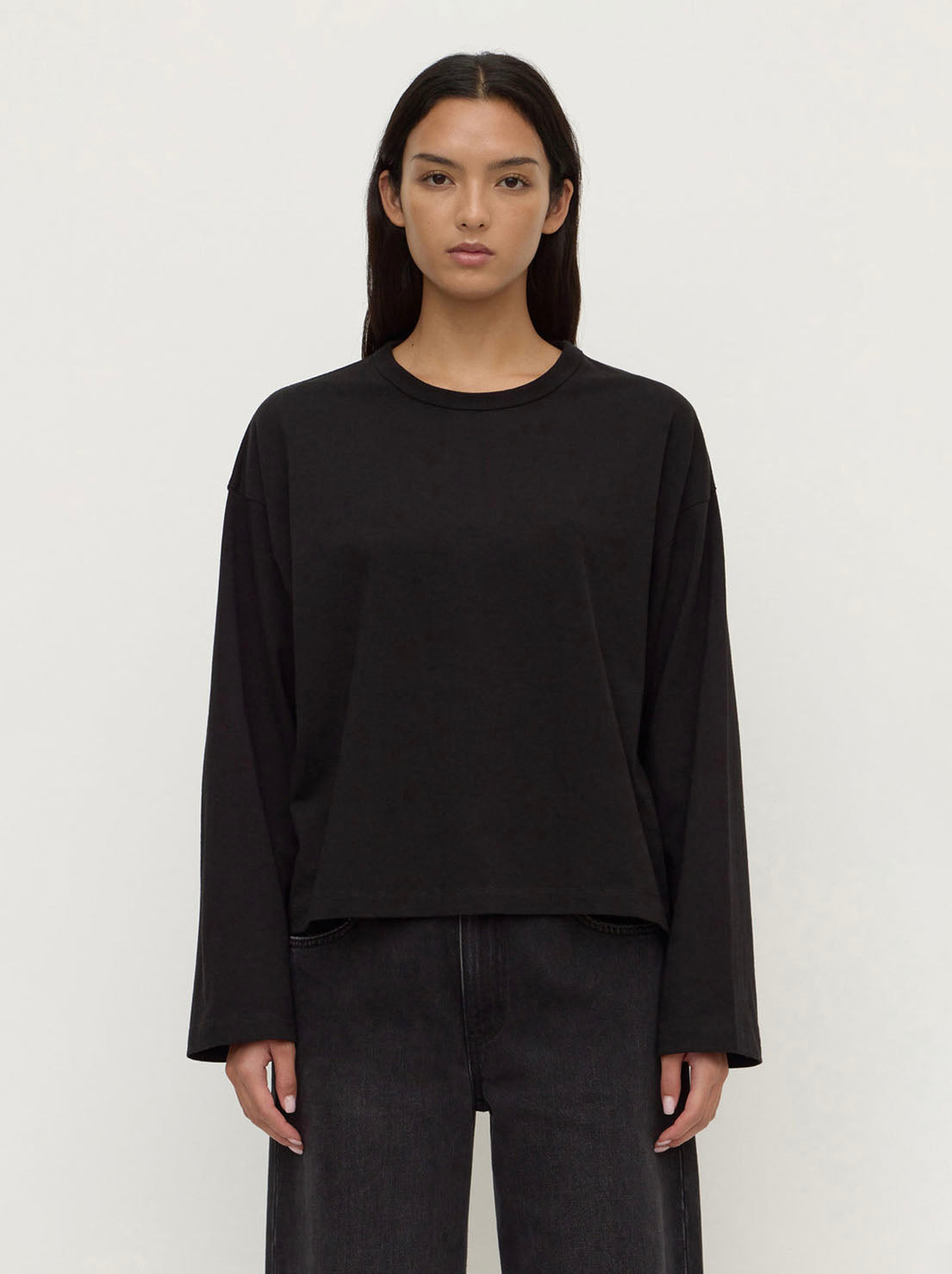 Assembly Label - Nikita Wide Sleeve Tee - Black
