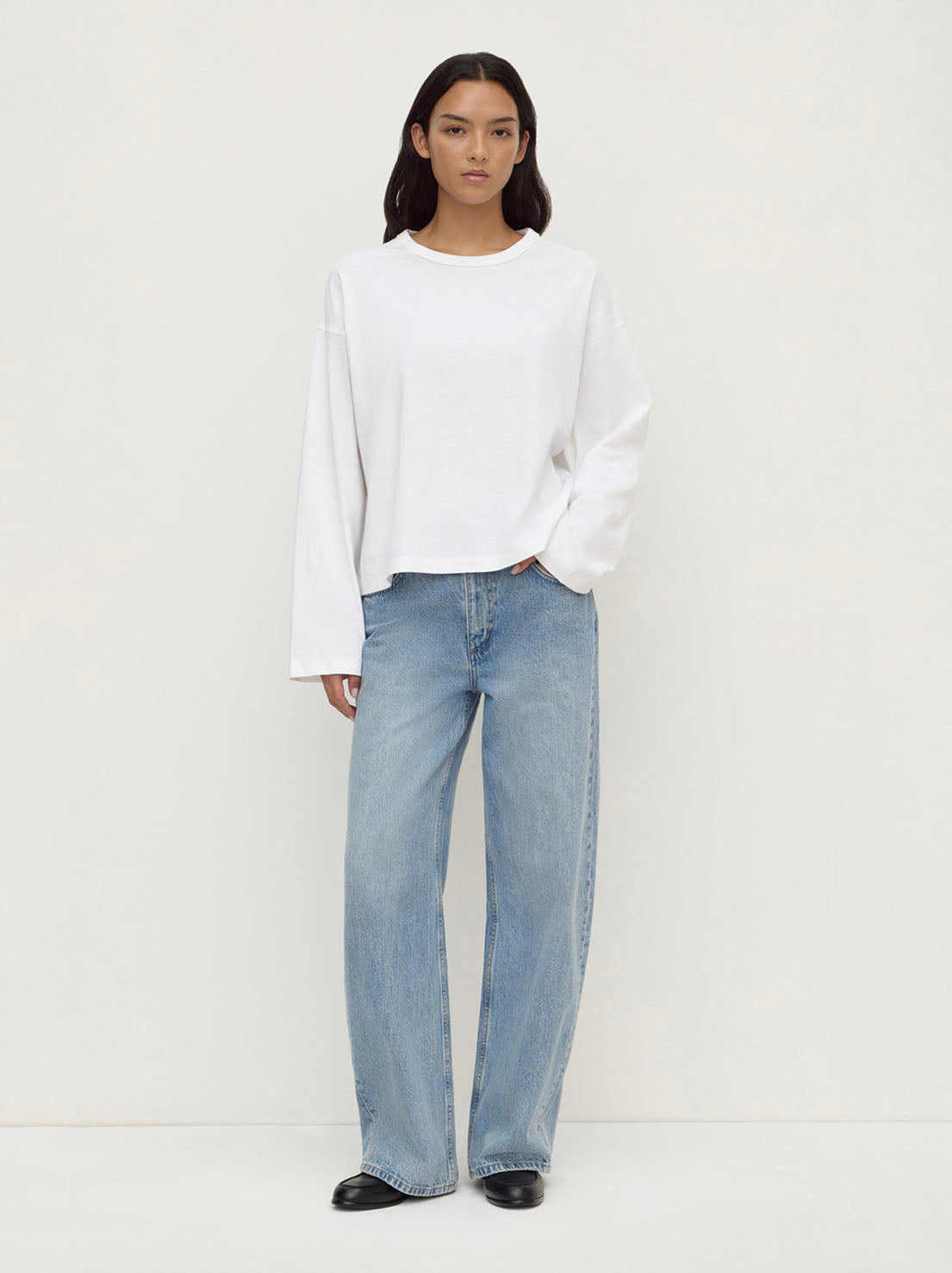 Assembly Label - Nikita Wide Sleeve Tee - White