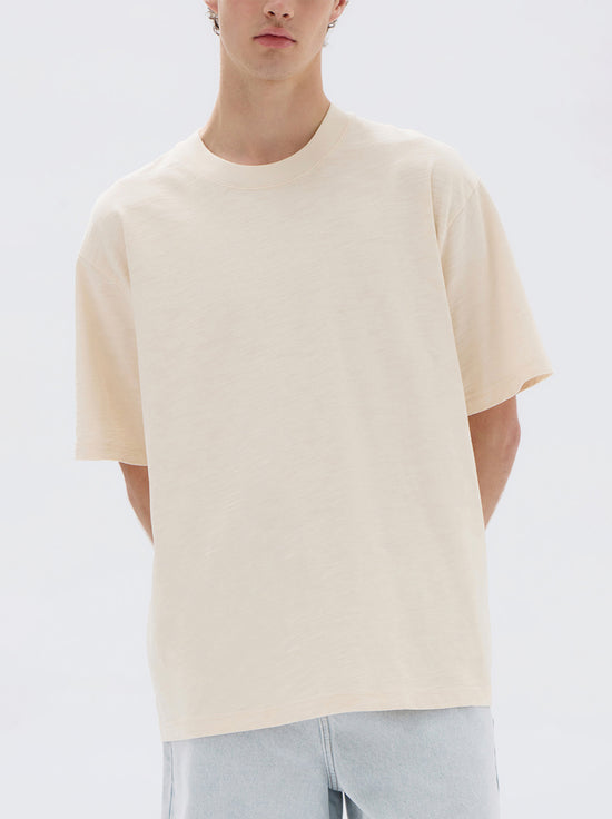 Assembly - Pique Short Sleeve Knit - Cream