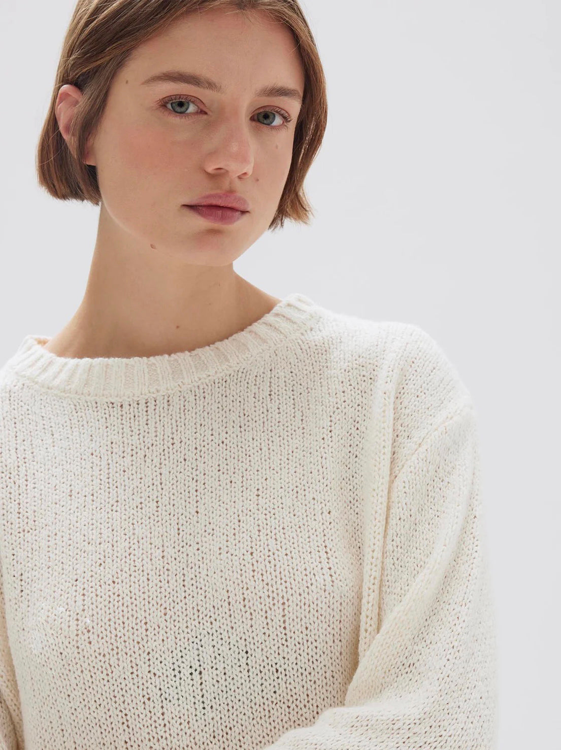 Assembly - Rey Knit Longsleeve Top - Cream