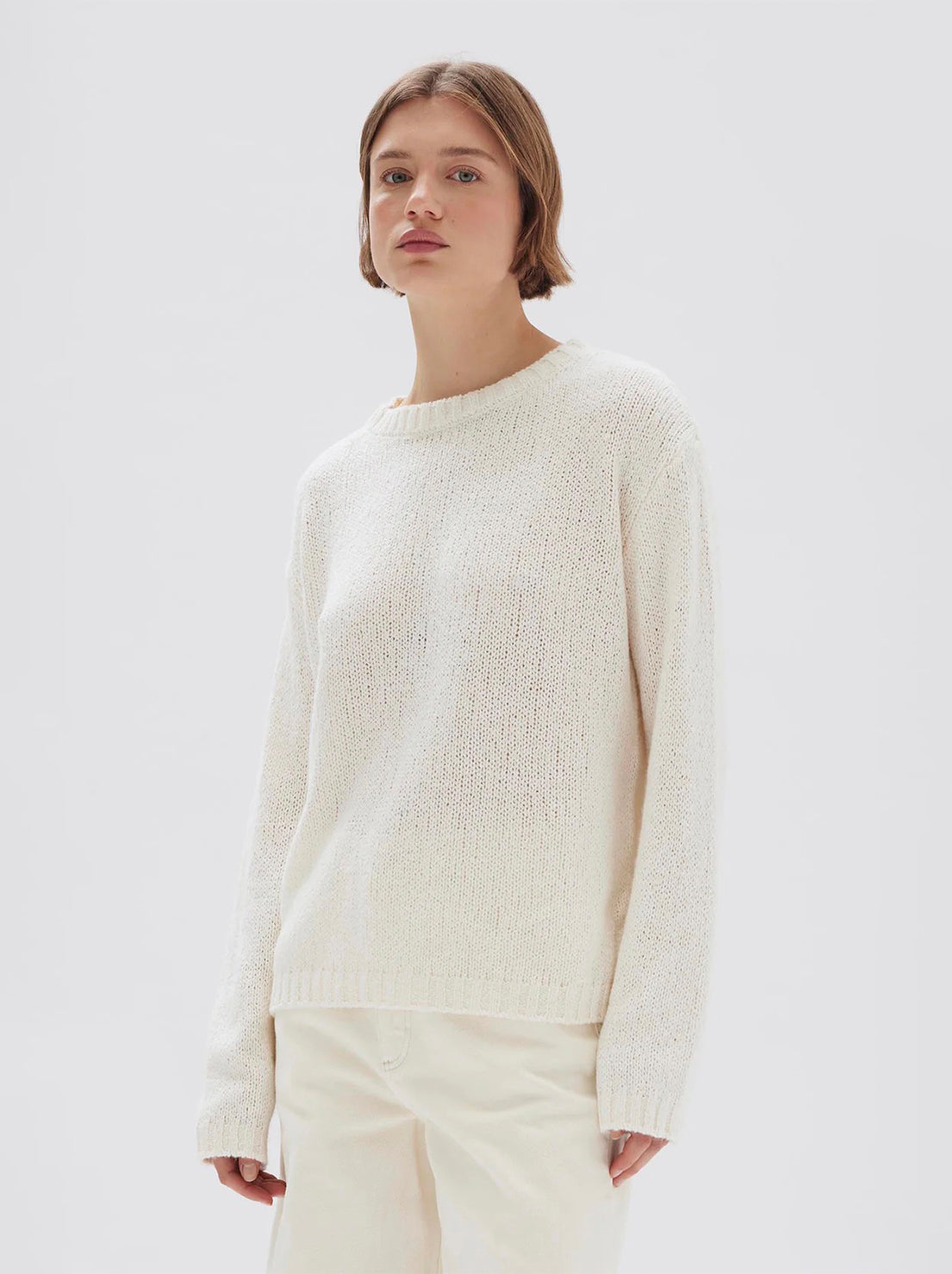 Assembly - Rey Knit Longsleeve Top - Cream