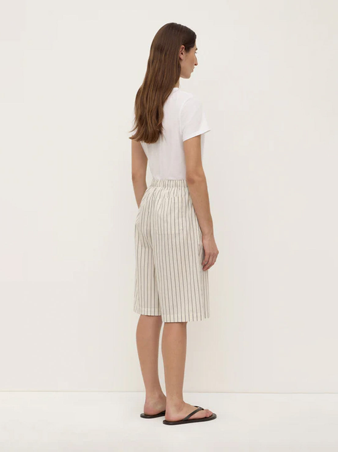 Assembly - Ria Stripe Short - Cream/Smoke