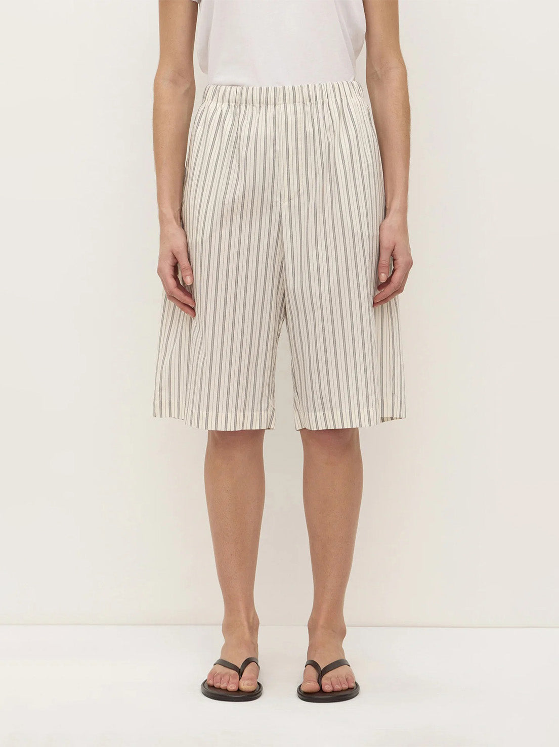 Assembly - Ria Stripe Short - Cream/Smoke