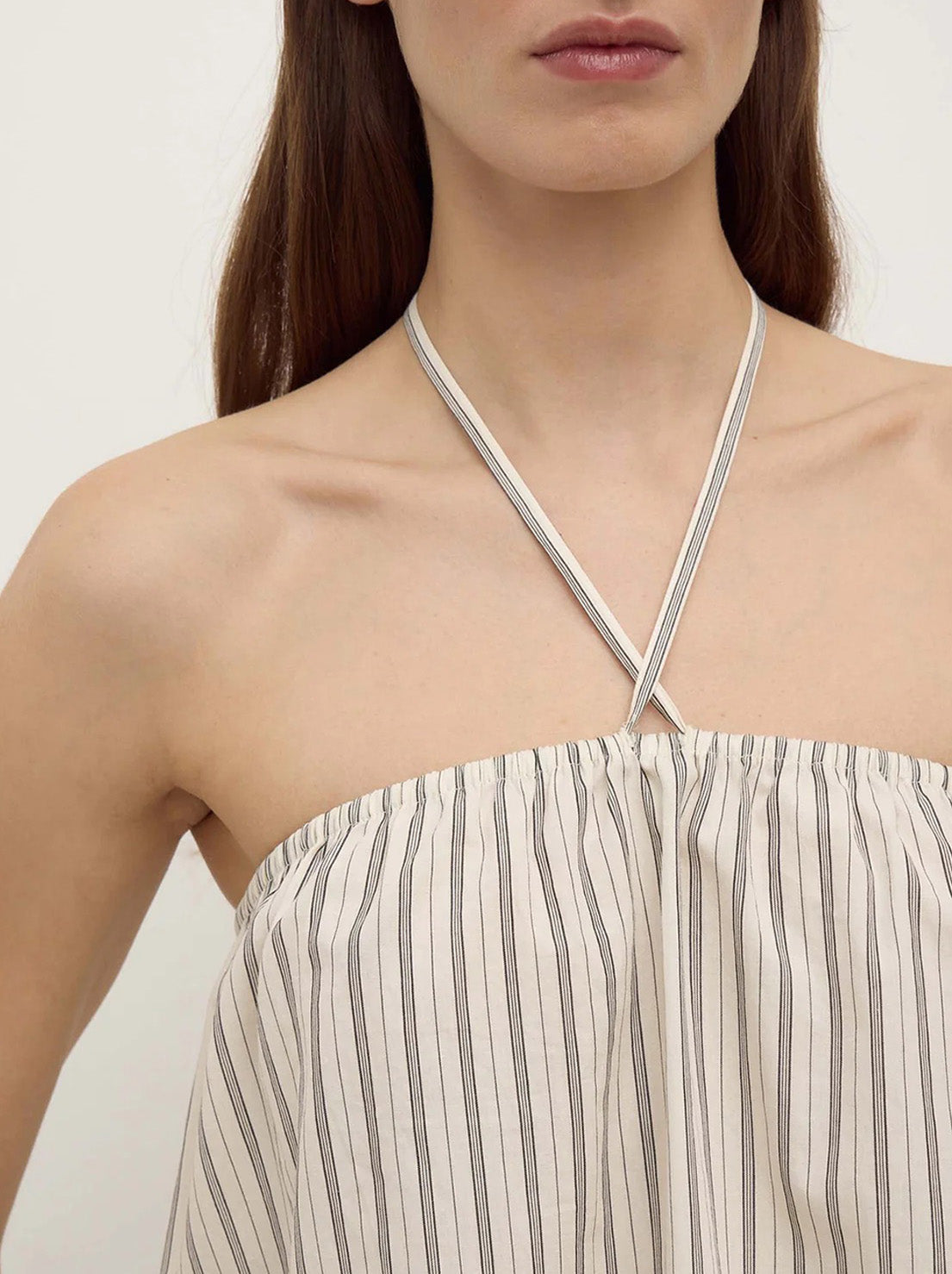 Assembly - Ria Top  - Cream/Smoke Stripe