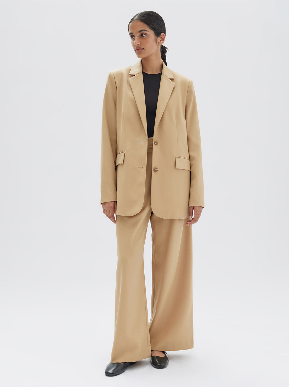 Assembly - Roberta Wool Pant - Tan