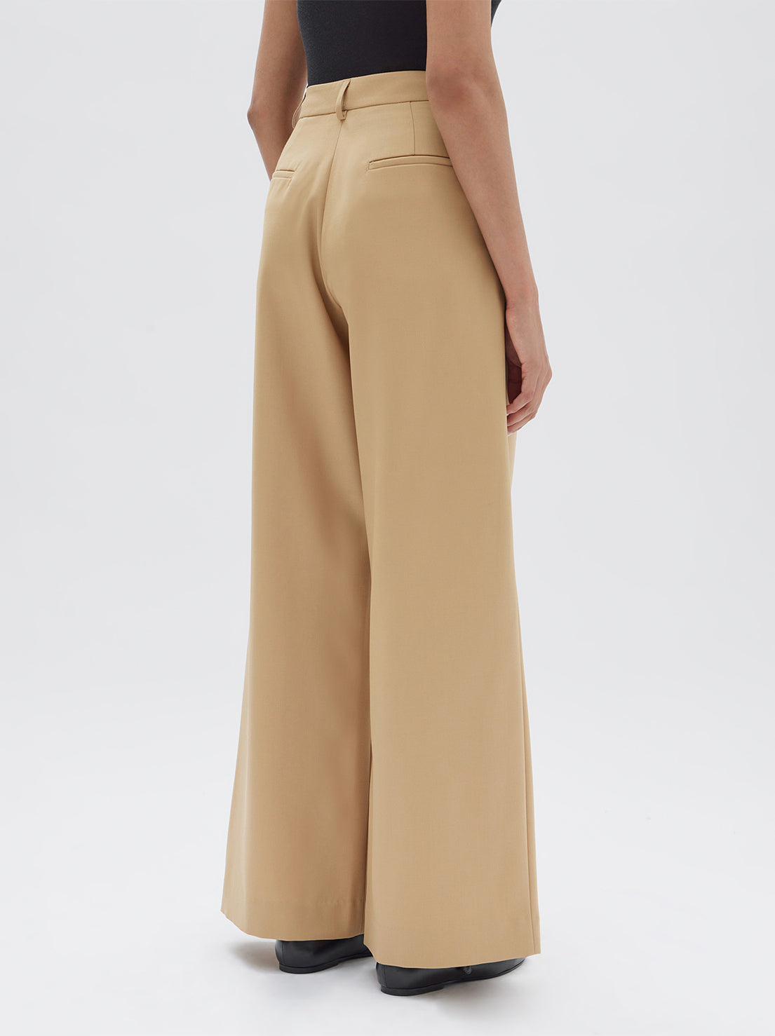 Assembly - Roberta Wool Pant - Tan