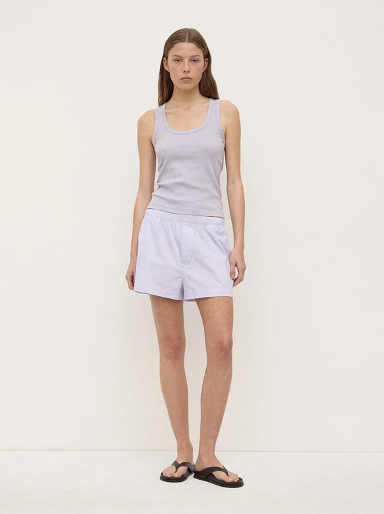 Assembly - Robyn Scoop Neck Rib Tank - Lilac