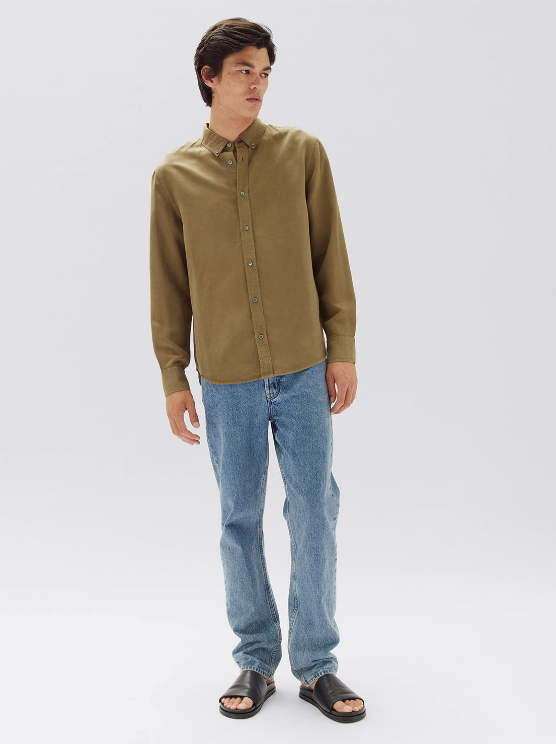 Assembly - Rosco Long Sleeve Shirt - Pea