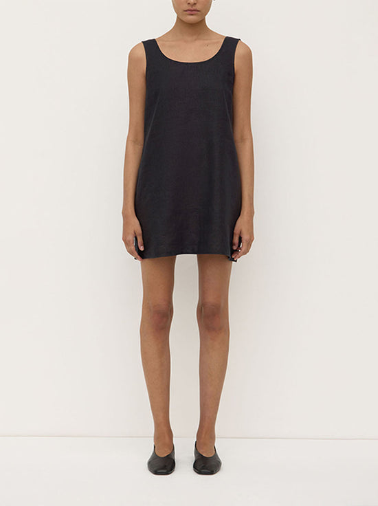 Assembly - Selma Linen Mini Dress - Black