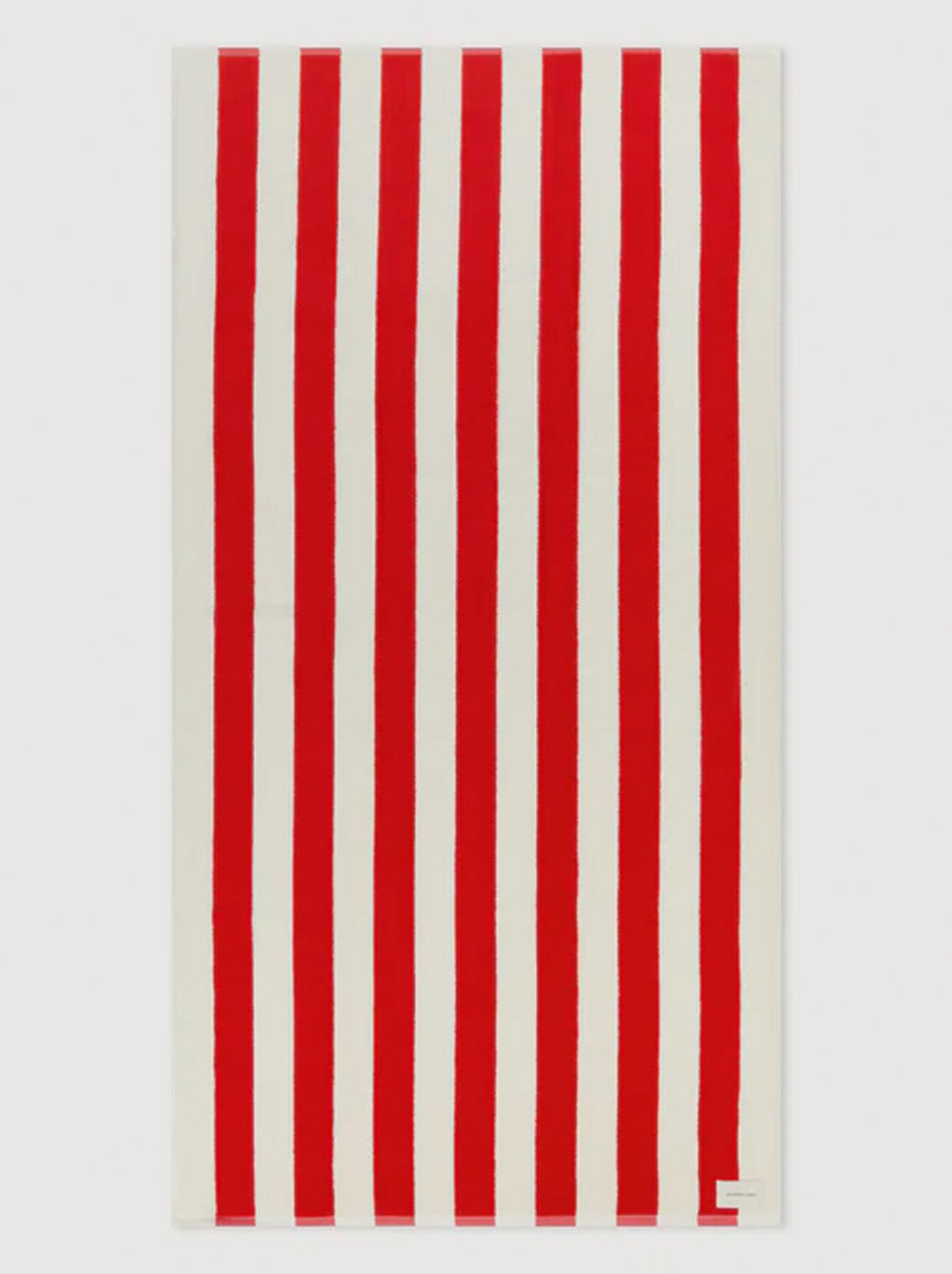 Assembly - Signature Stripe Beach Towel - Chilli / Cream