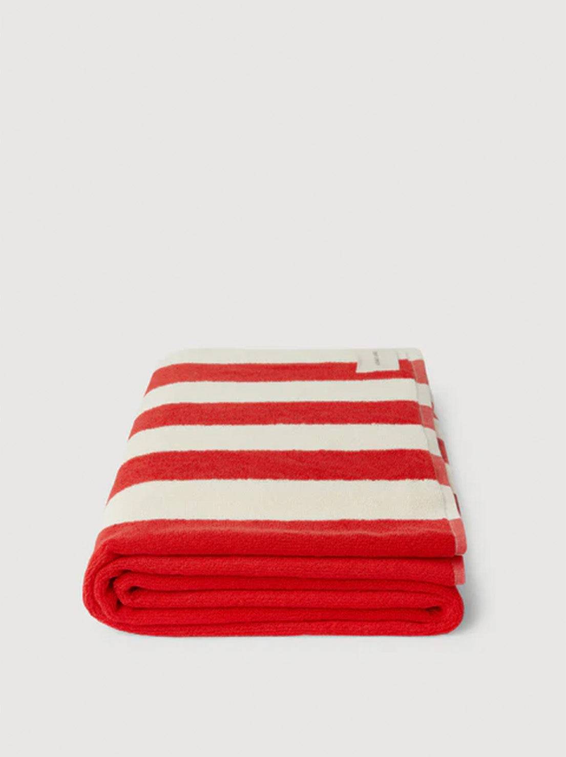 Assembly - Signature Stripe Beach Towel - Chilli / Cream