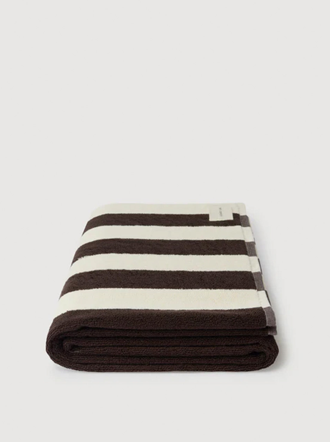Assembly - Signature Stripe Beach Towel - Ganache / Cream