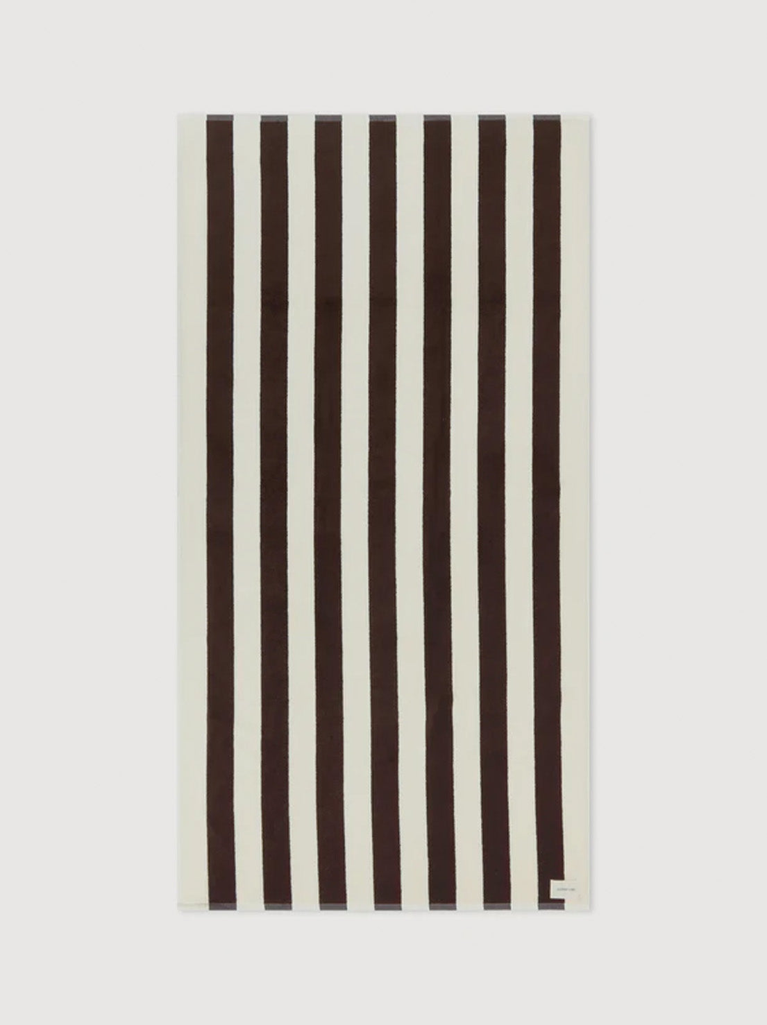 Assembly - Signature Stripe Beach Towel - Ganache / Cream