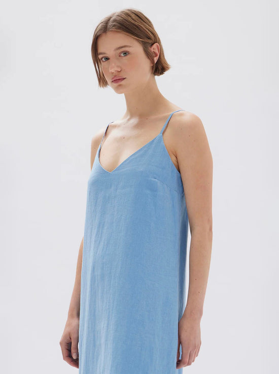 Assembly - Vallory Linen Slip Dress - Bahama