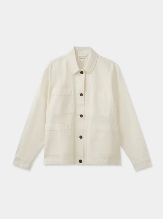 Assembly - Women's Herringbone Chore Jacket - Ecru