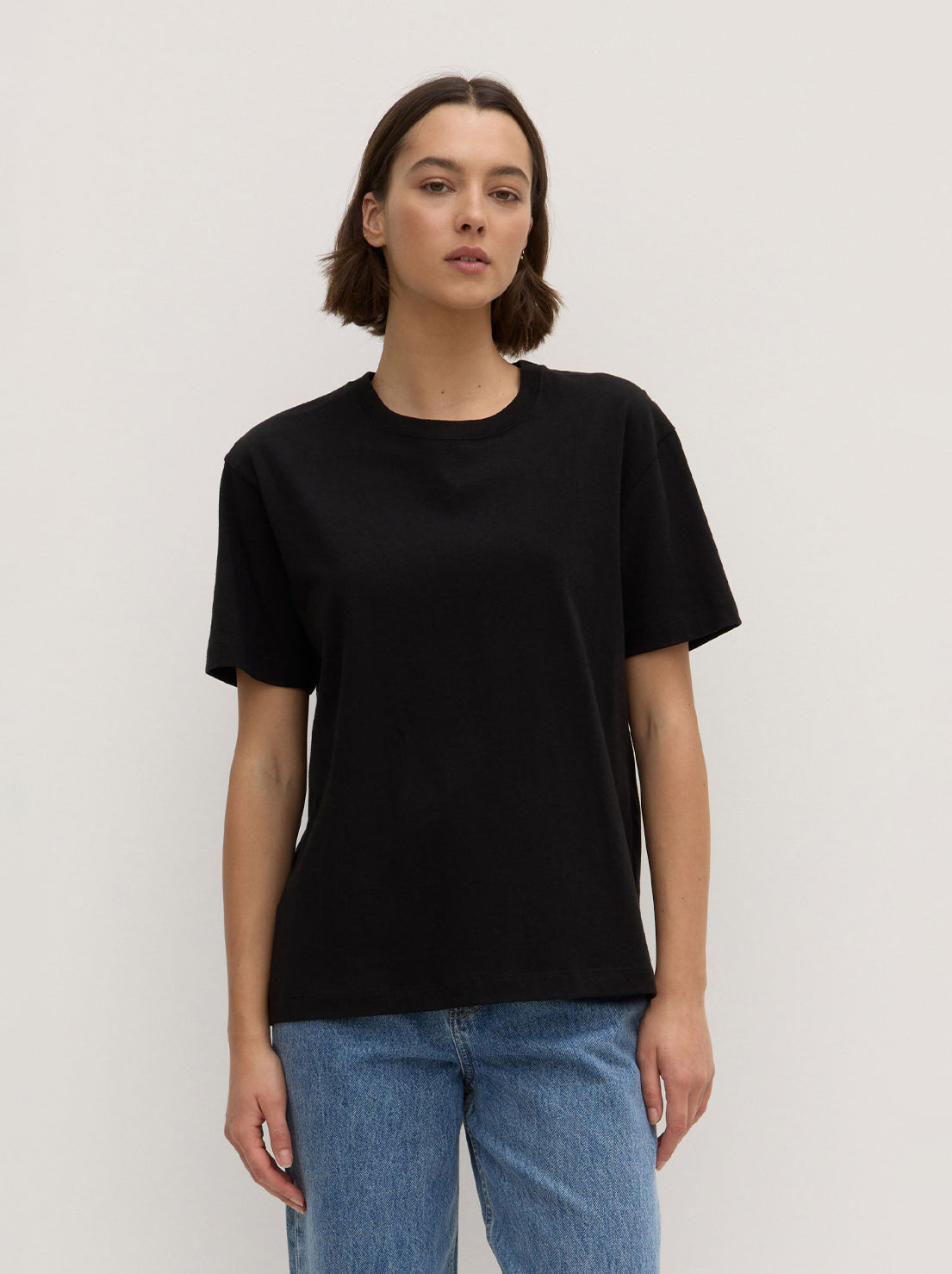 Assembly - Womens Organic Base Tee - Black