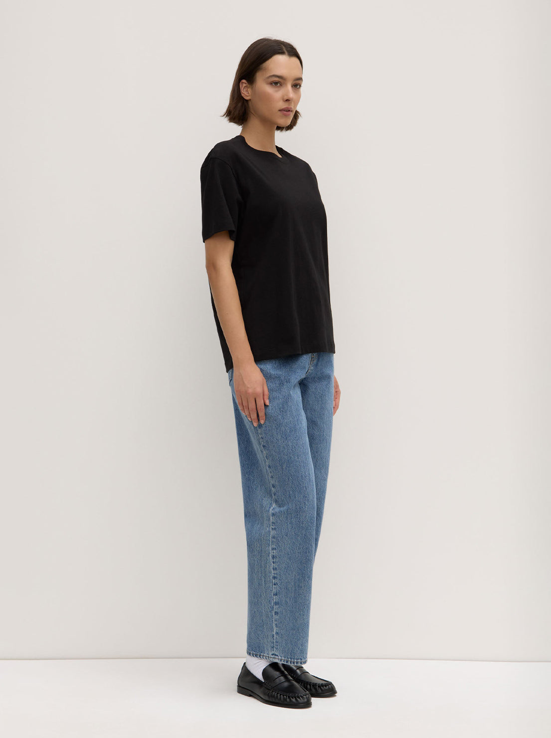 Assembly - Womens Organic Base Tee - Black