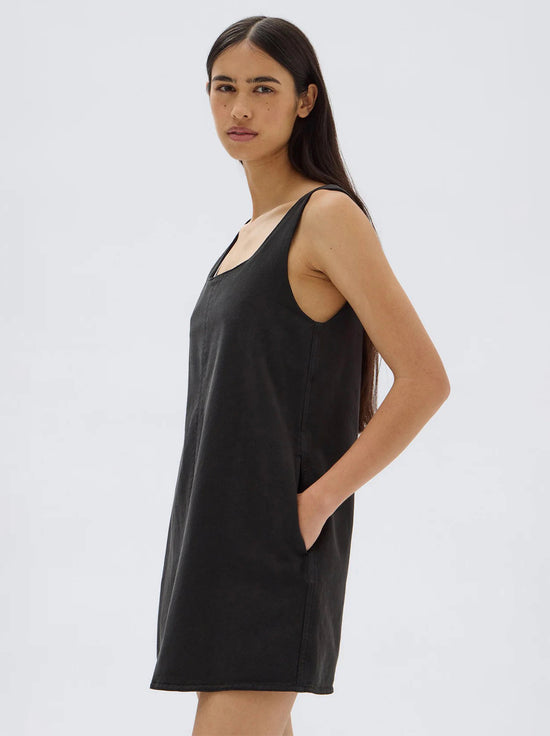 Assembly - Zoey Twill Mini Dress - Black