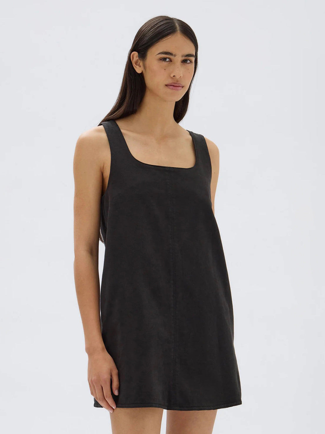 Assembly - Zoey Twill Mini Dress - Black