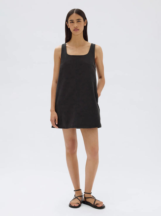 Assembly - Zoey Twill Mini Dress - Black