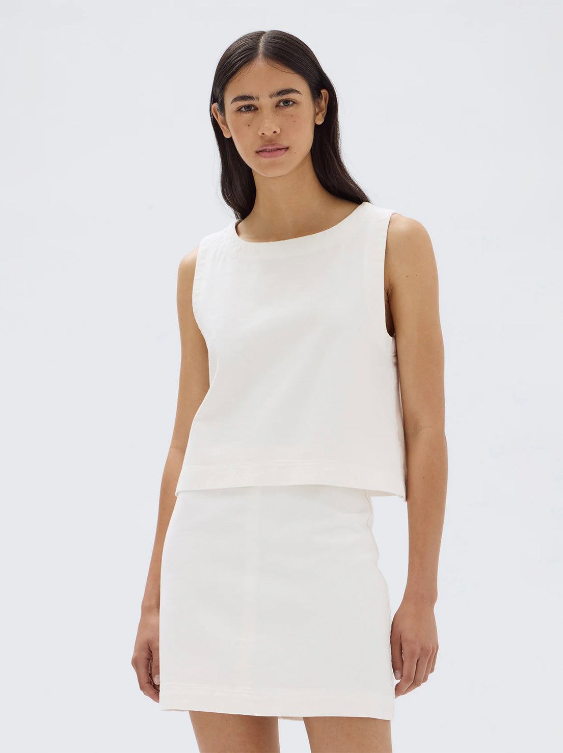 Assembly - Zoey Twill Mini Skirt - Cream