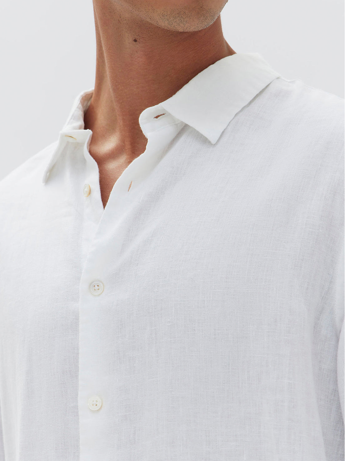 Assembly - Casual Long Sleeve Shirt - White