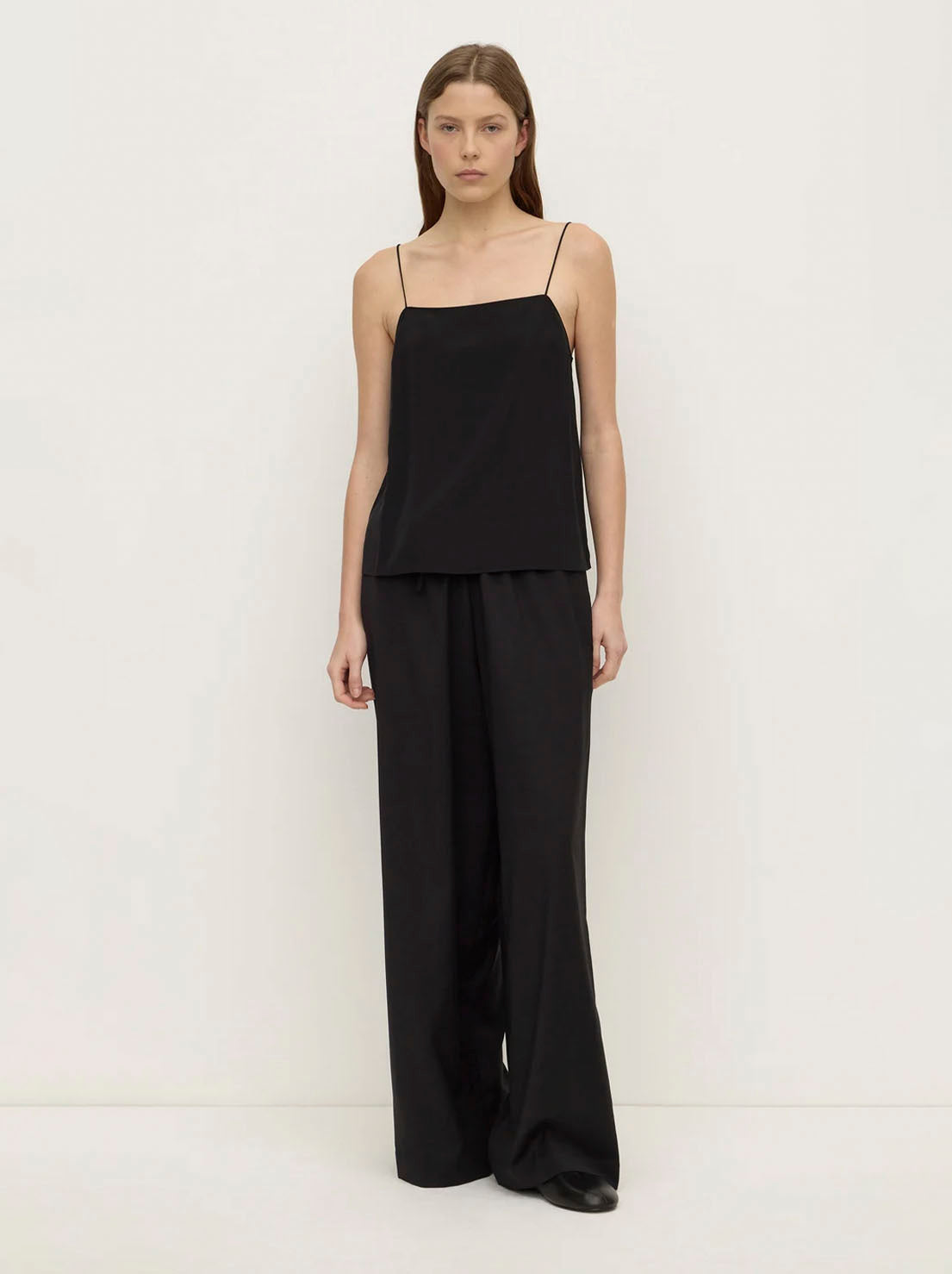 Assembly Label - Aime Silk Tank - Black