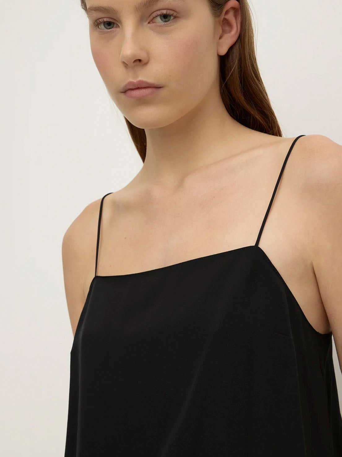 Assembly Label - Aime Silk Tank - Black