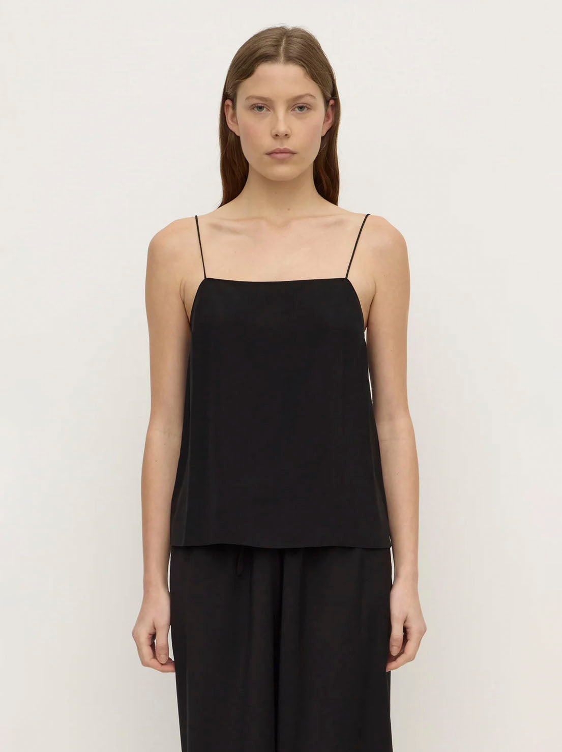 Assembly Label - Aime Silk Tank - Black